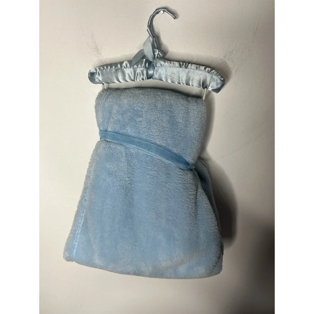 S.L. Home‎ Fashions Blue Sports Baby Blanket Lovey Baby Collection